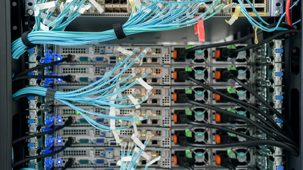 blue wires data centre